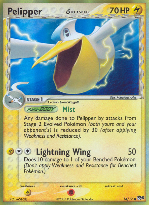 POP Series 5 Holo Pelipper d #14